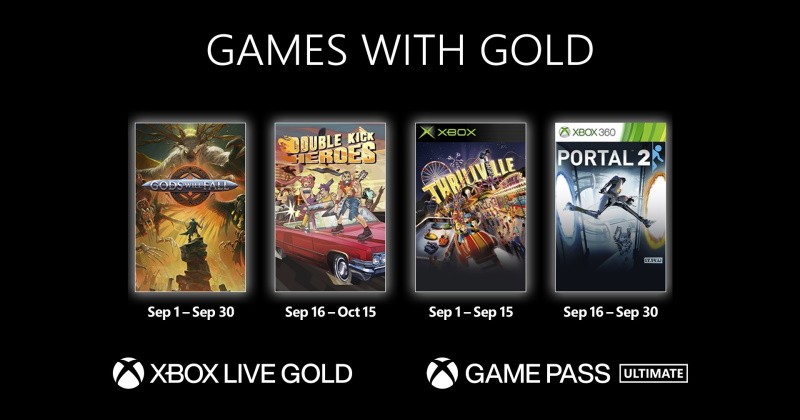 GwG) Games with Gold: Jogos Grátis - Setembro 2022 -Xbox Live
